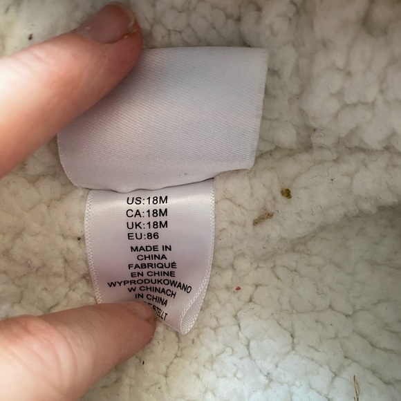 Baby girls 👧 warm Sherpa jacket - Picture 4 of 5